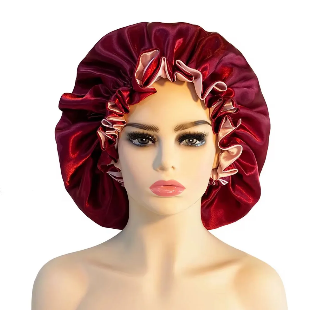 2in1 Band/ruffled Hair bonnet