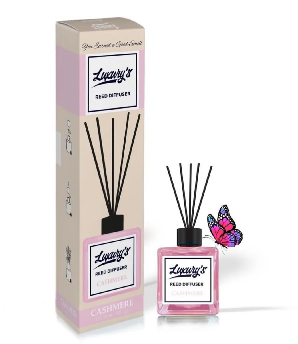 Luxury reed diffuser - Cashmere , 120ml