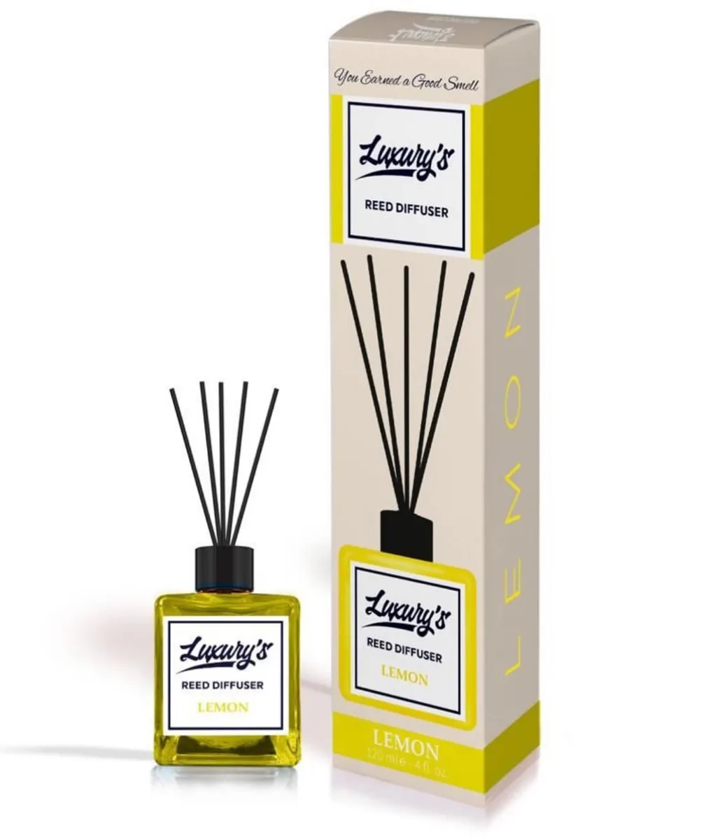 Luxury reed diffuser - Lemon , 120ml