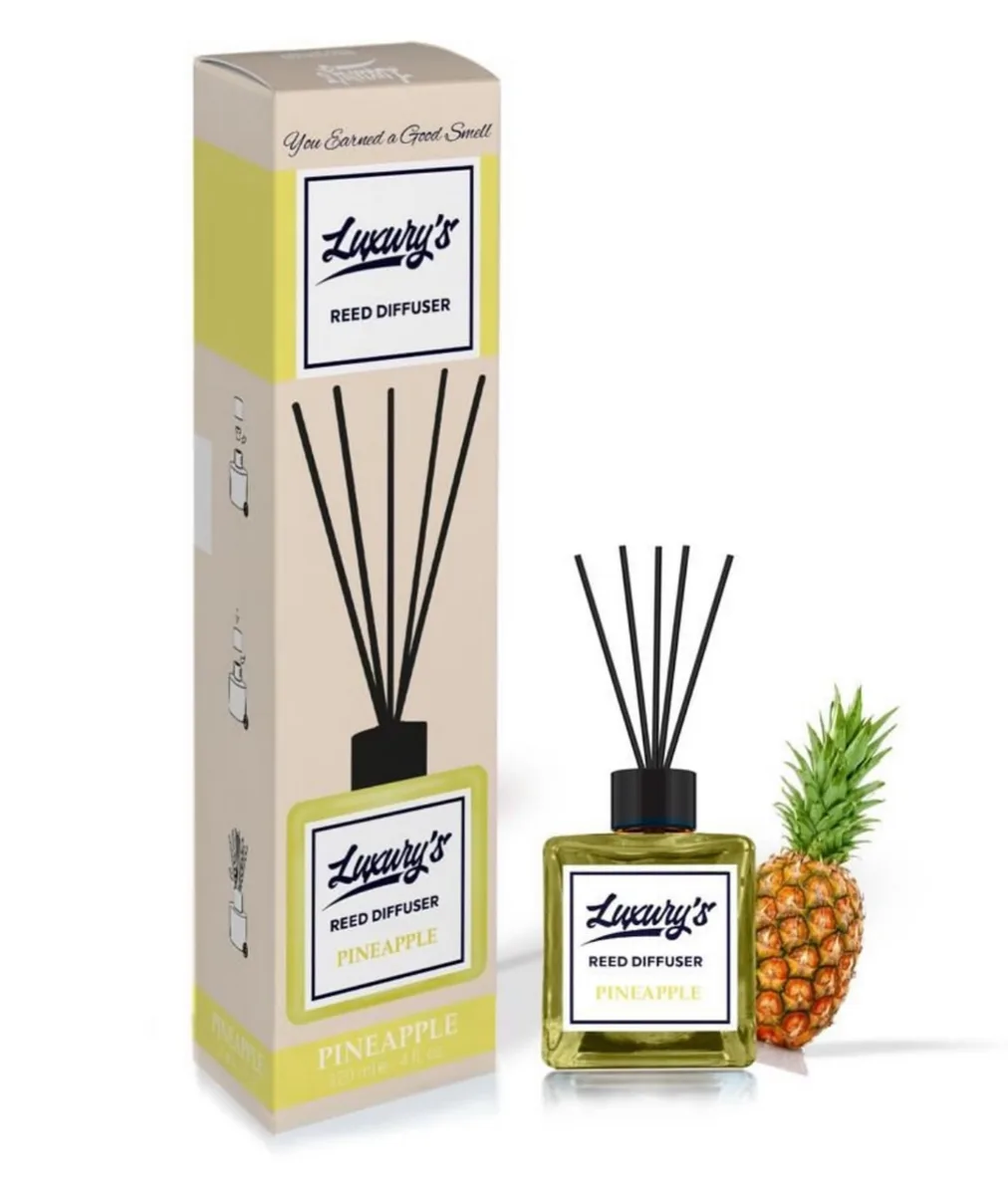 Luxury reed diffuser - pineapple, 120ml