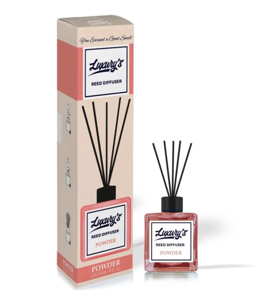 Luxury reed diffuser - powder , 120ml