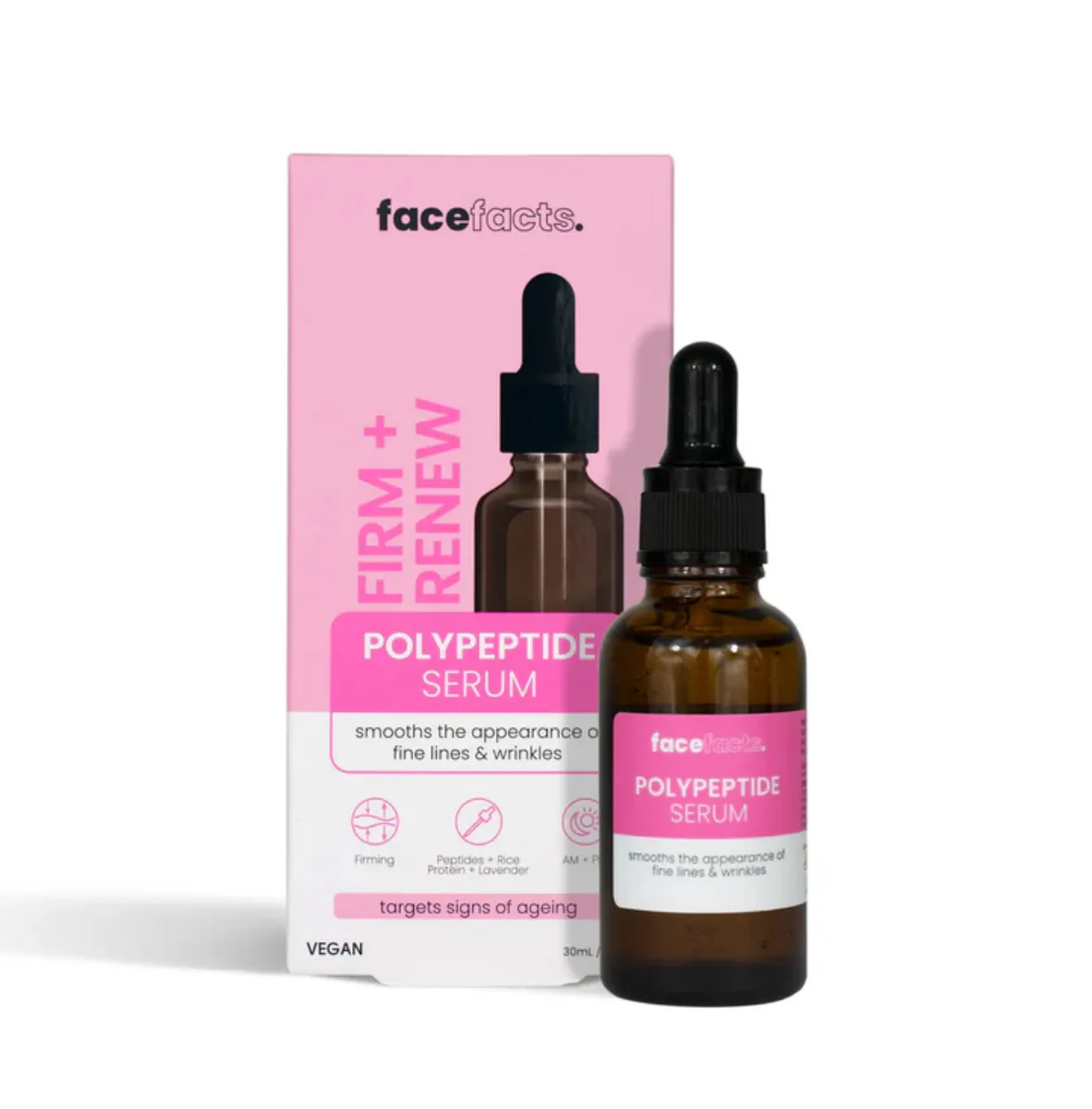 Face facts firm + renew polypeptide serum -30ml