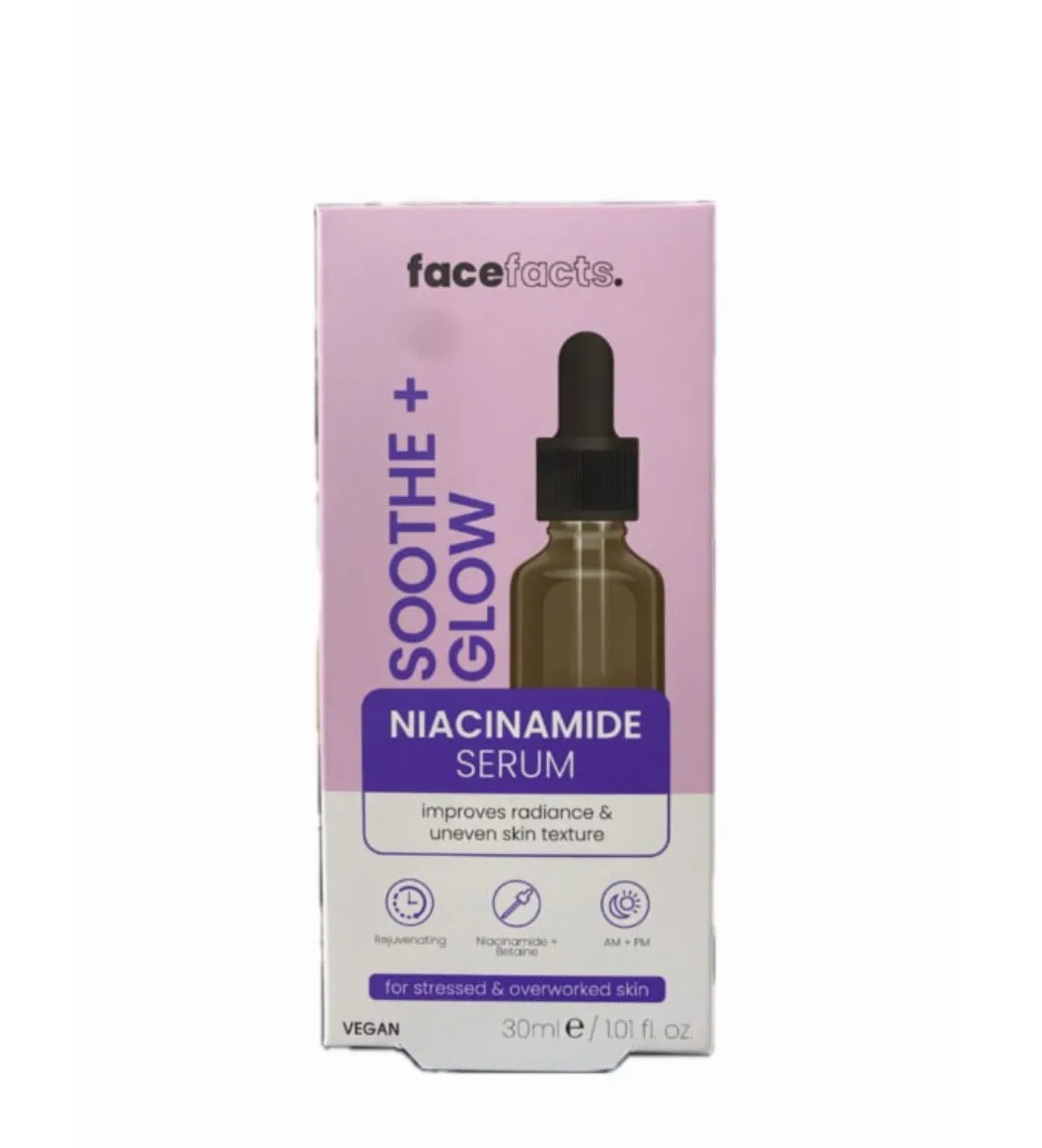 Face Facts soothe + glow niacinamide serum - 30ml