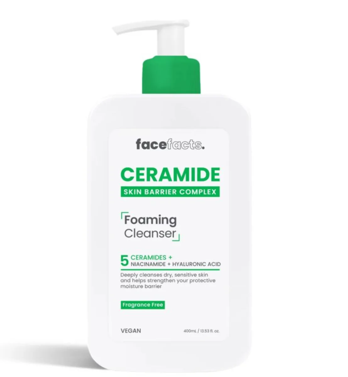 Face facts ceramide foaming cleanser - 400ml