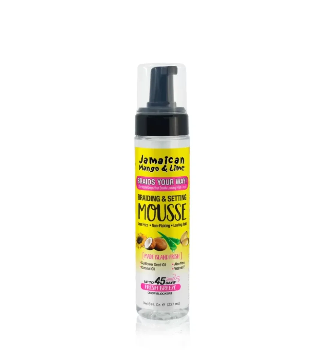 Jamaicam mango & Lime braiding & setting mousse - 8oz
