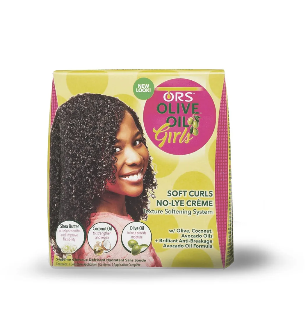 ORS Soft Curls No-Lye Creme Texture Softening System Kit