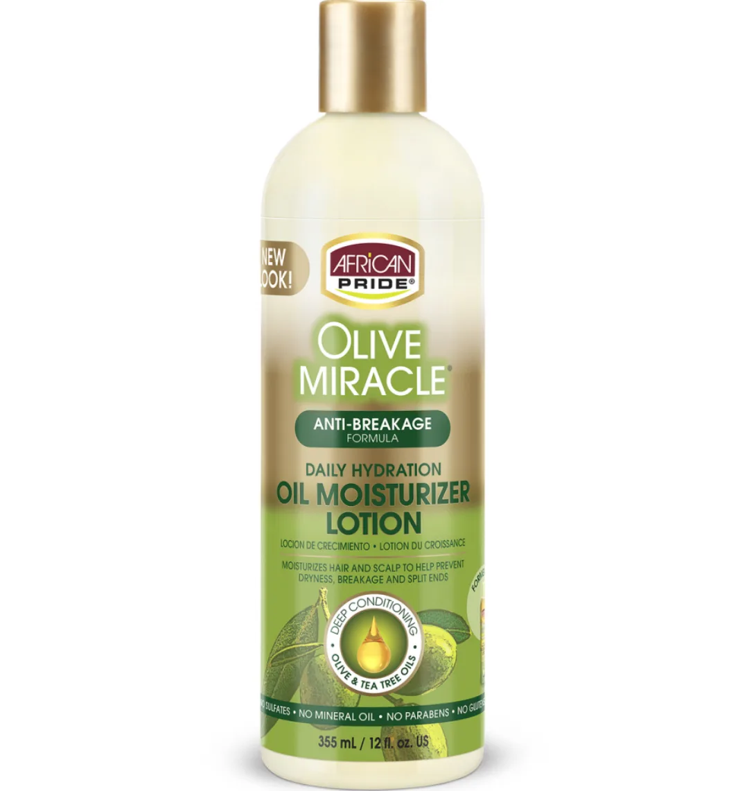 African pride olive miracle anti-breakage oil moisturizer lotion - 12oz