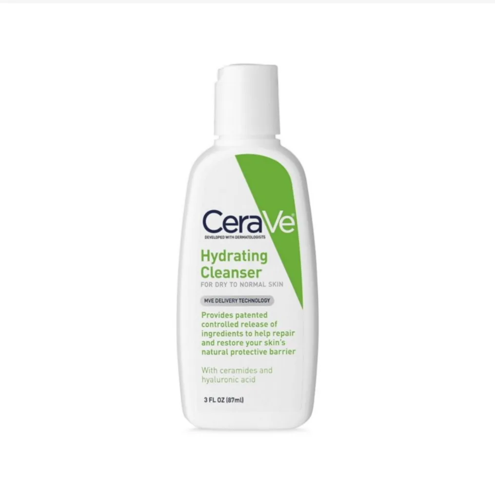 CeraVe Hydrating Facial Cleanser Travel Size- 3oz