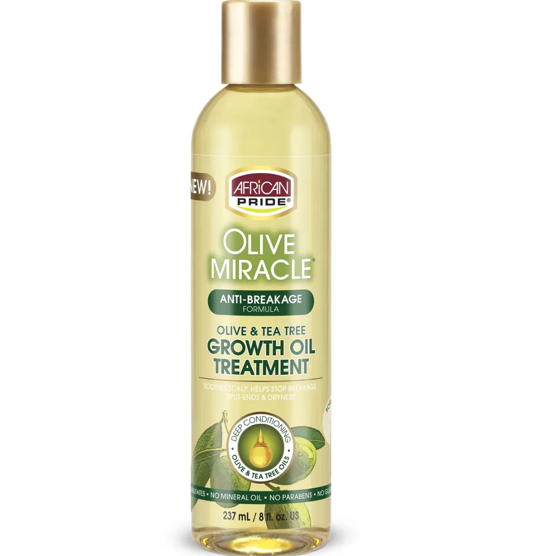 African pride olive miracle olive & tree growth oil treatment - 8oz