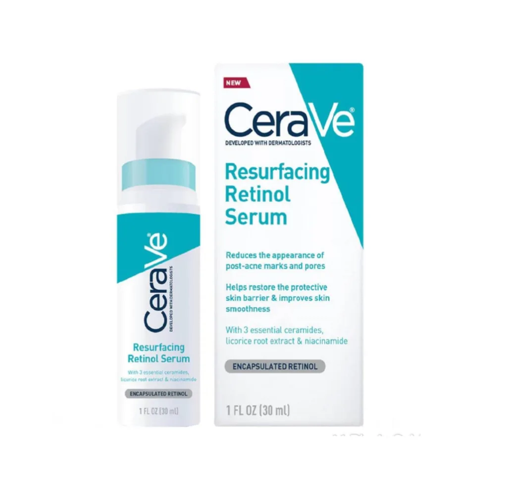 CeraVe Resurfacing Retinol Face Serum- 1oz
