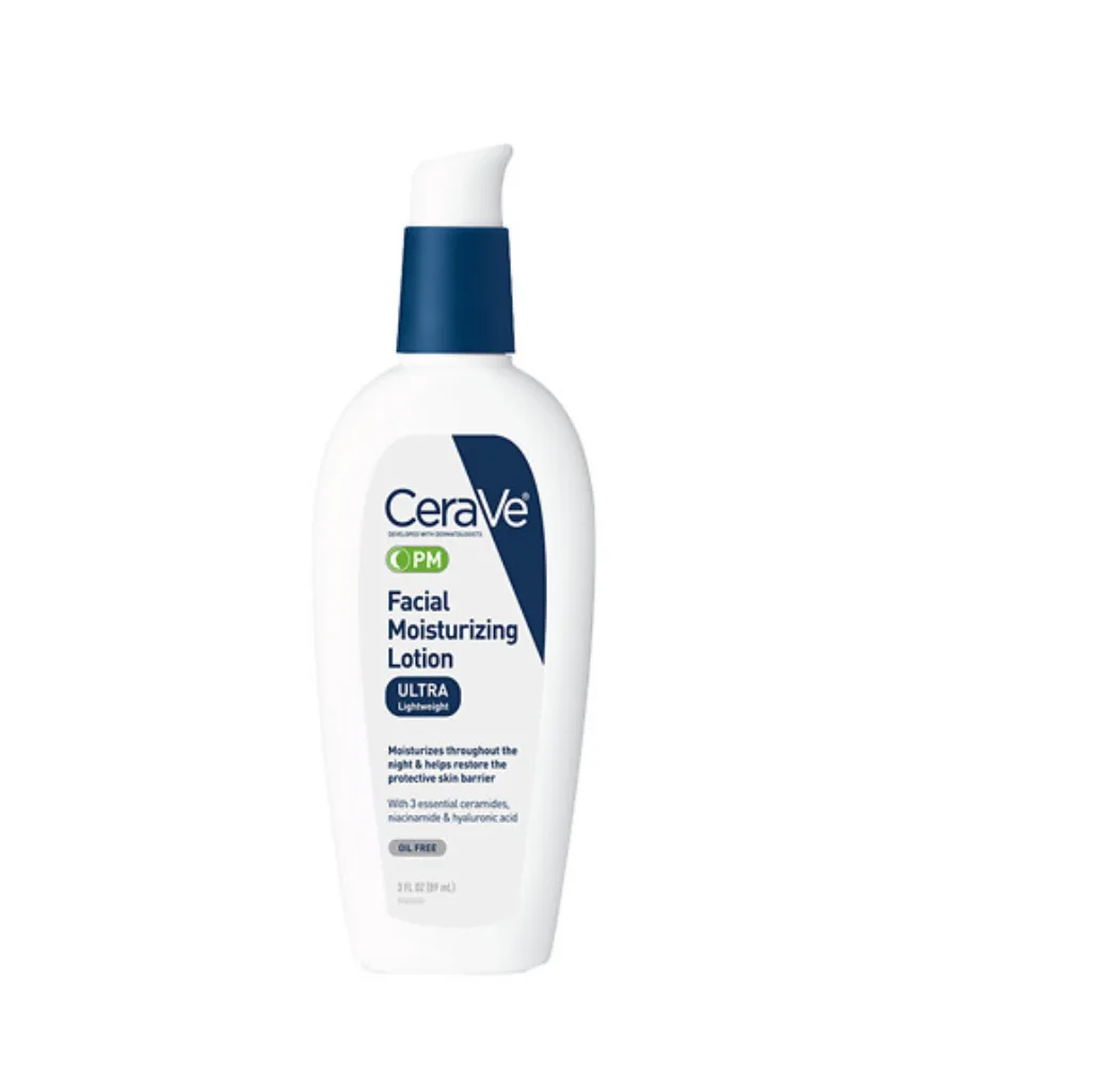 CeraVe PM Facial Moisturizing Lotion for Nighttime Use-3oz