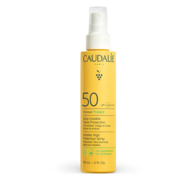 Caudalie vinosun invisible high protection spray spf50