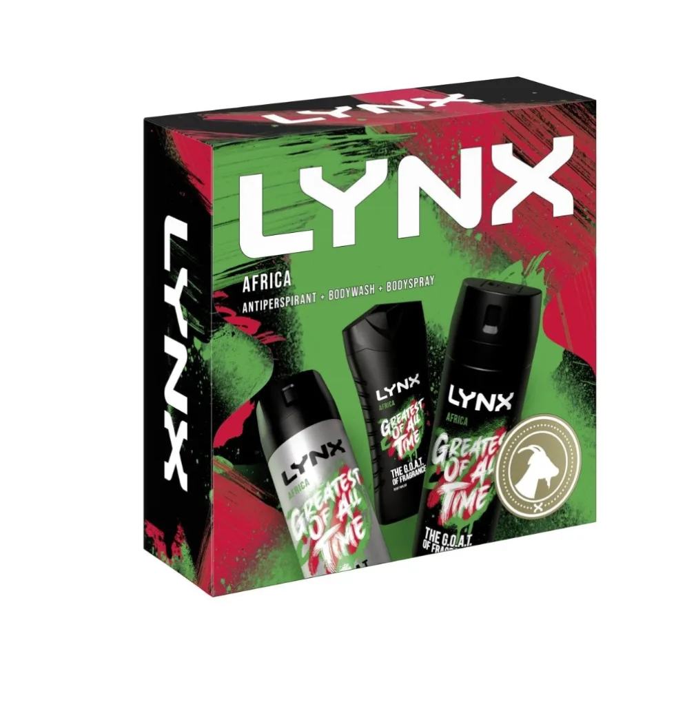 Lynx Africa Body Wash, Body Spray & Anti-Perspirant Gift Set
