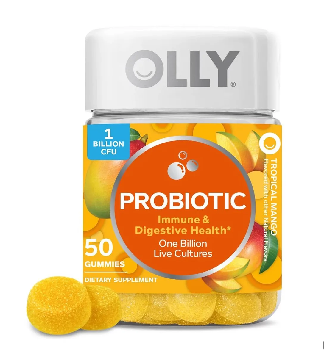 OLLY Probiotic Immune & Digestive health -50 gummies