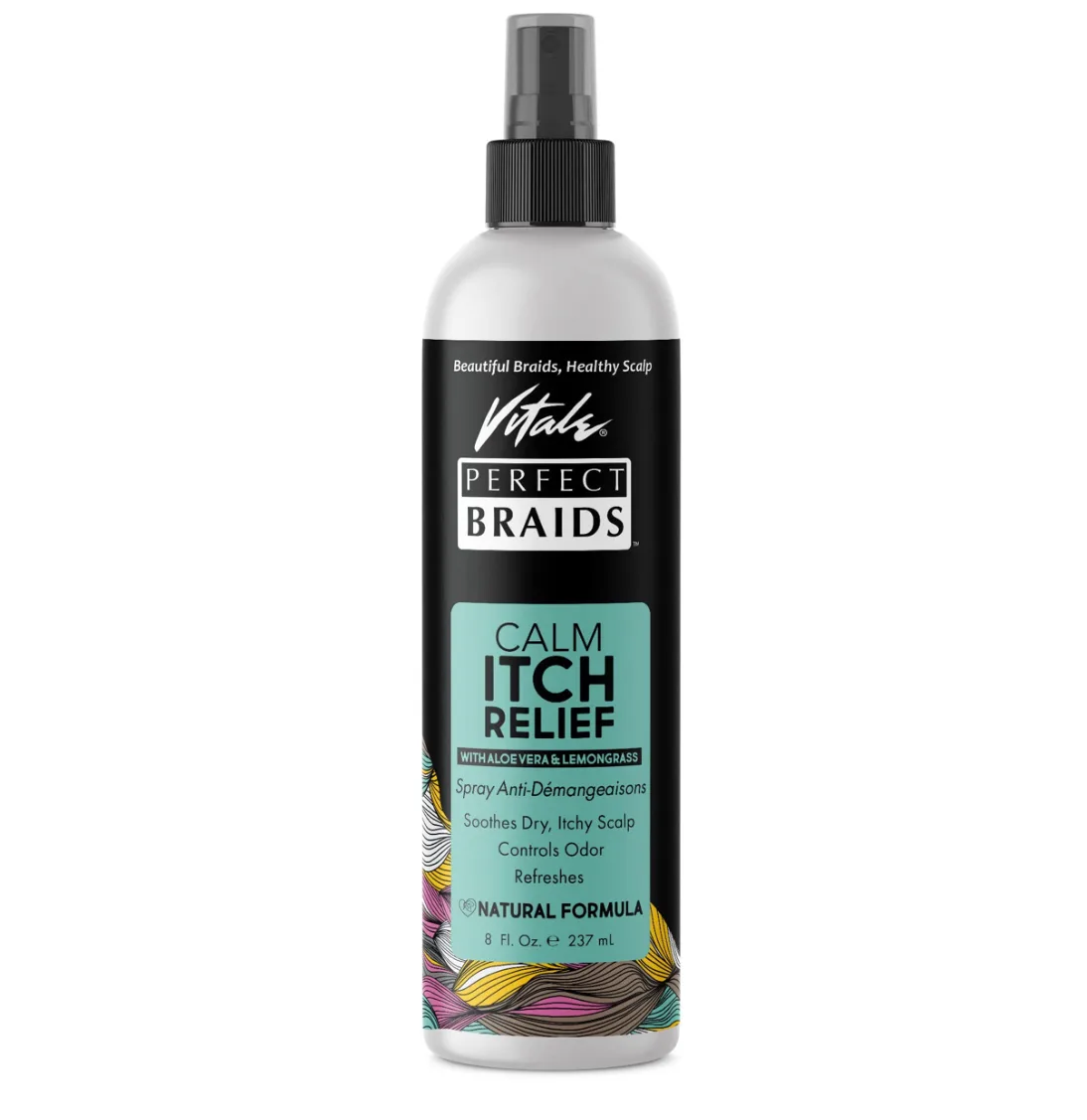 Vitals Perfect Braids Calm Itch Relief braids spray
