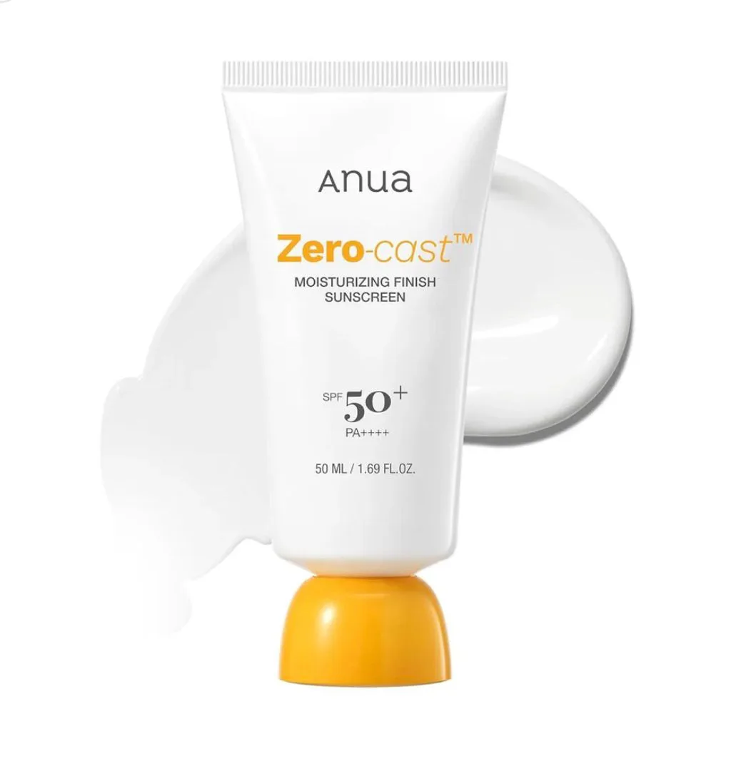 Anua Zero-Cast Moisturizing Finish sunscreen - 50ml