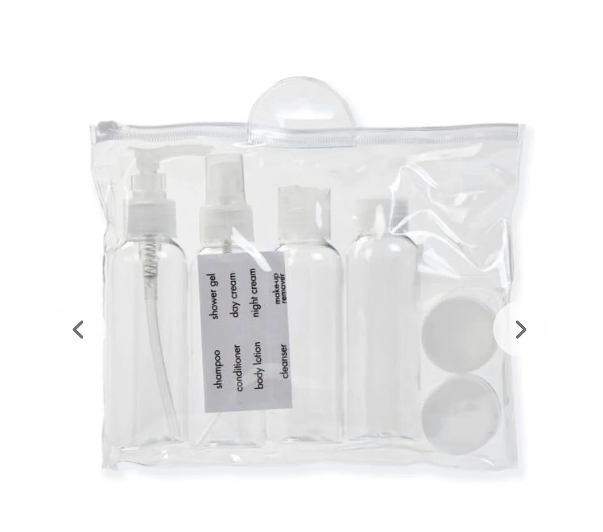 Mini Travel Bottle Kit - 7 pack