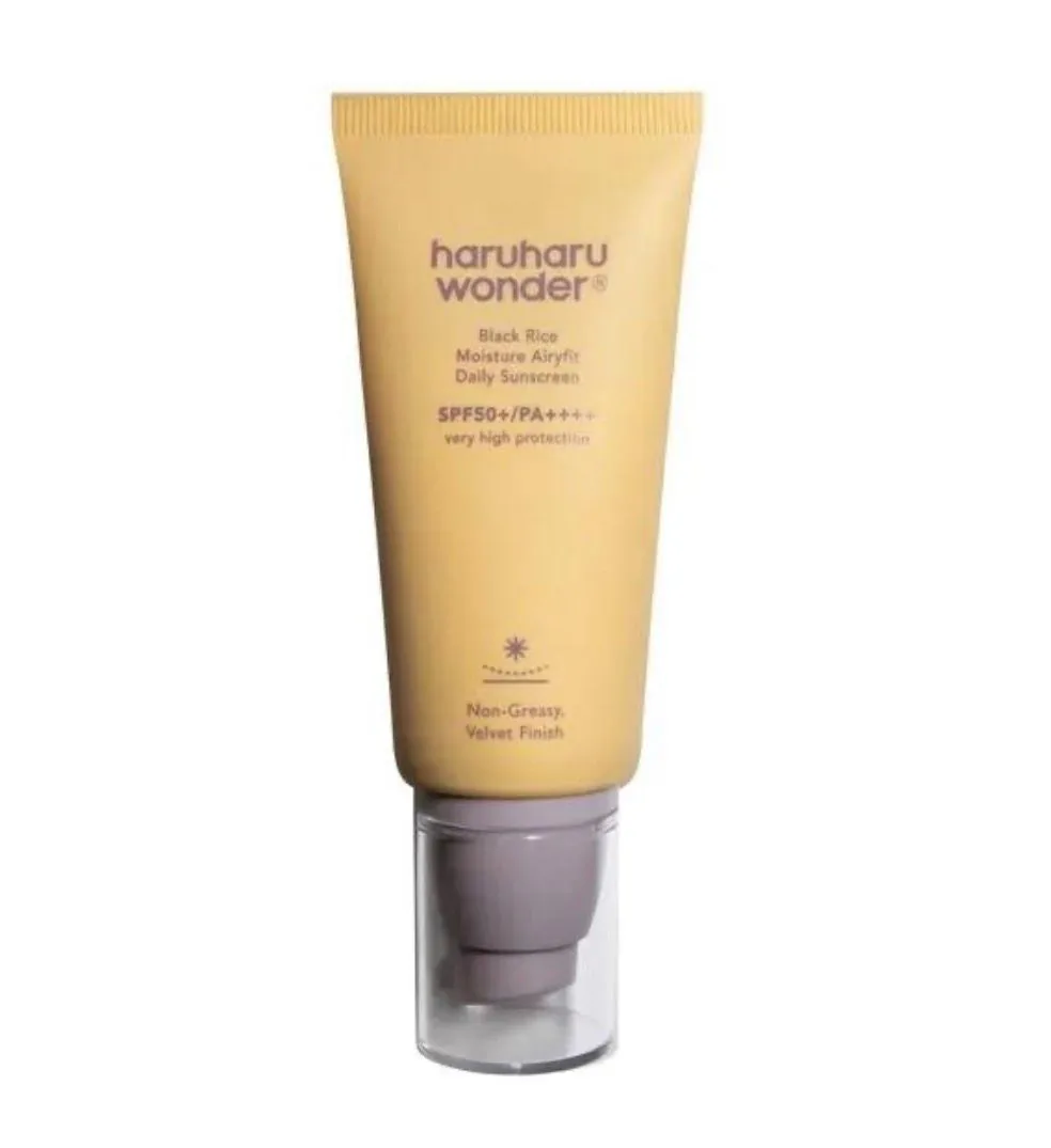 Haruharu wonder black rice moisture airyfit sunscreen SPF50+/PA++++ - 50ml