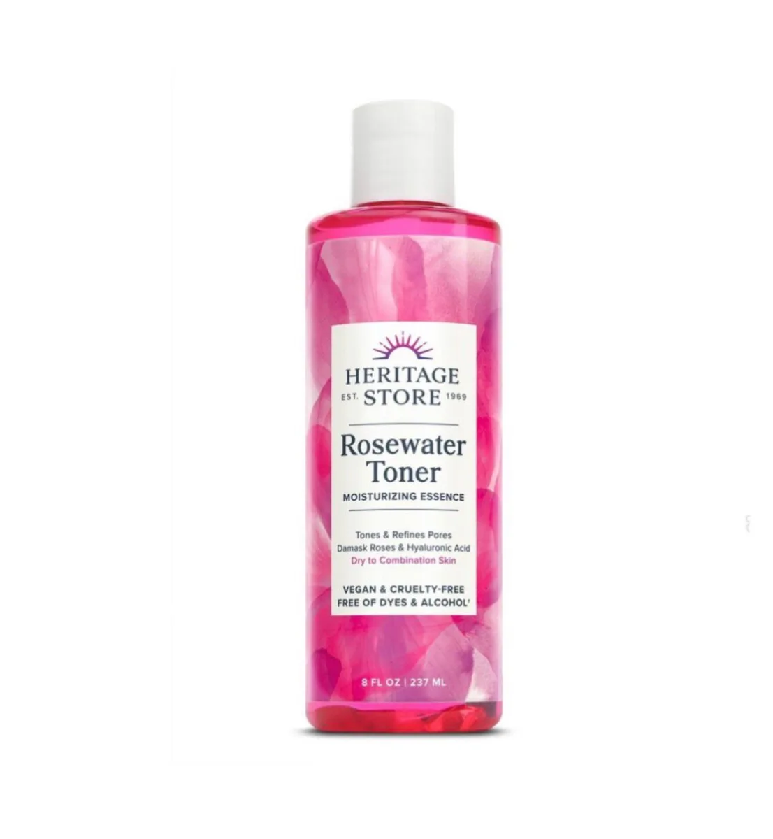 Heritage Store Rosewater Facial Toner - 8oz/240ml