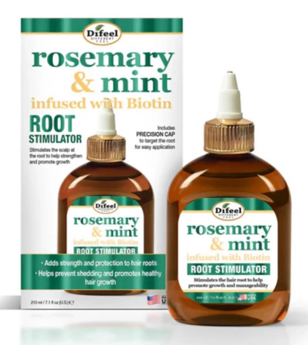 Difeel Rosemary & Mint w/biotin Root stimulator -7.1oz/210ml