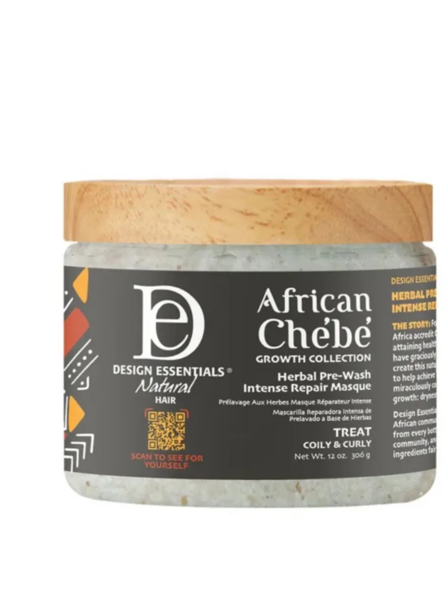 Design Essentials African Chebe Herbal Pre-Wash Intense Repair Masque - 12 oz