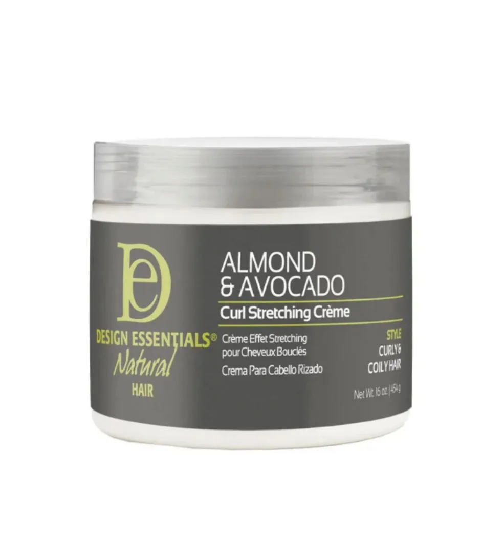 Design Essentials Almond & Avocado Curl Stretching Crème - 16oz