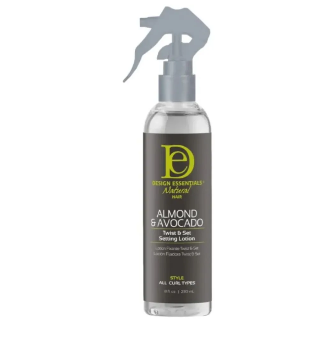 Design Essentials Almond & Avocado Twist & Set Setting Lotion, 8 oz