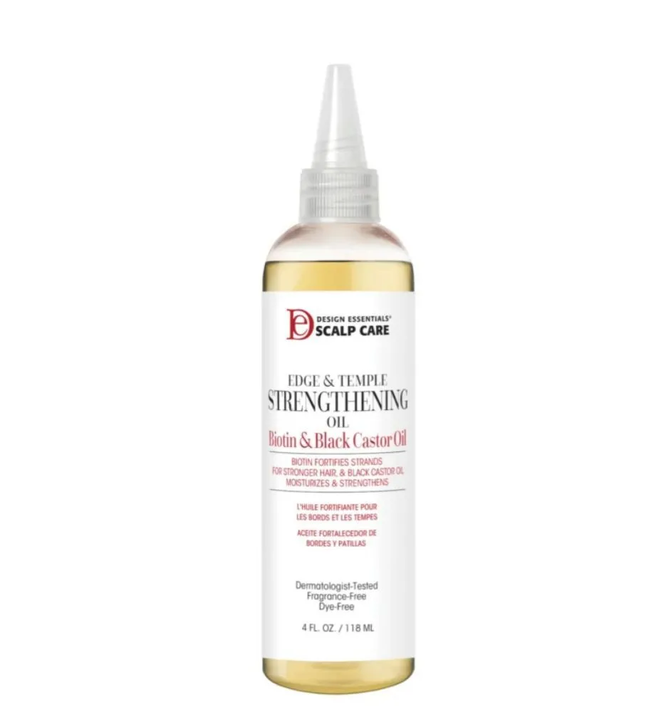 Design Essentials Scalp Care Edge & Temple Strengthening Oil, 4 oz