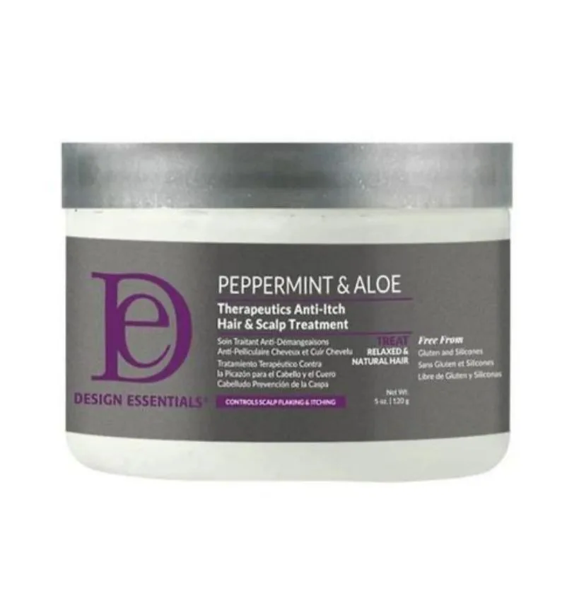 Design Essentials Peppermint & Aloe Soothing Scalp Care Treatment, 5 oz