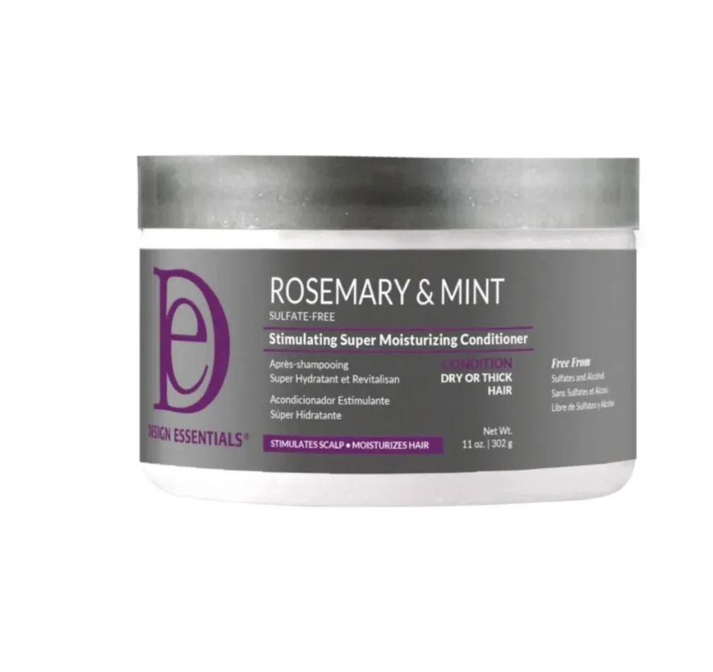 Design Essentials Rosemary & Mint Stimulating Super Moisturizing Conditioner, 11 oz