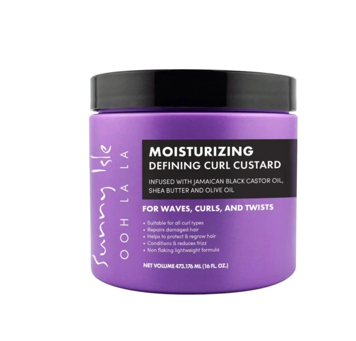 Sunny Isle Ooh La La Moisturizing Defining Curl Custard -16 oz