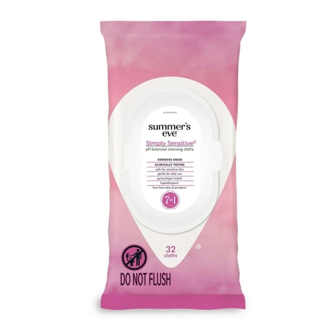 Summer’s Eve Simply Sensitive Daily Feminine Wipes 32 count