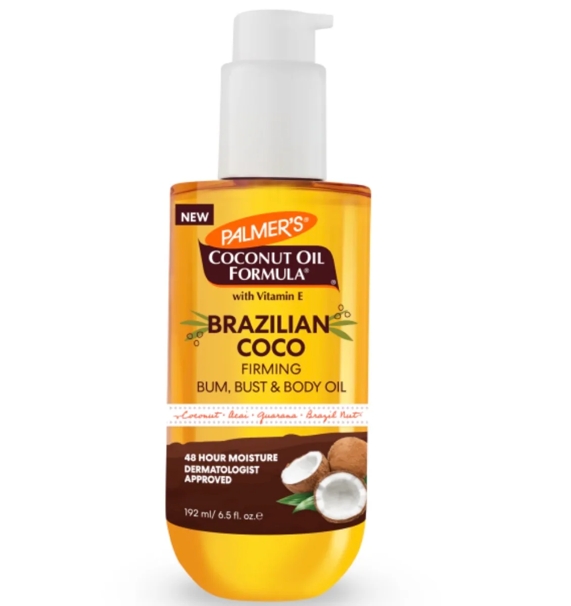 Palmer’s Brazilian Coco Firming Oil – 6.5 Fl Oz