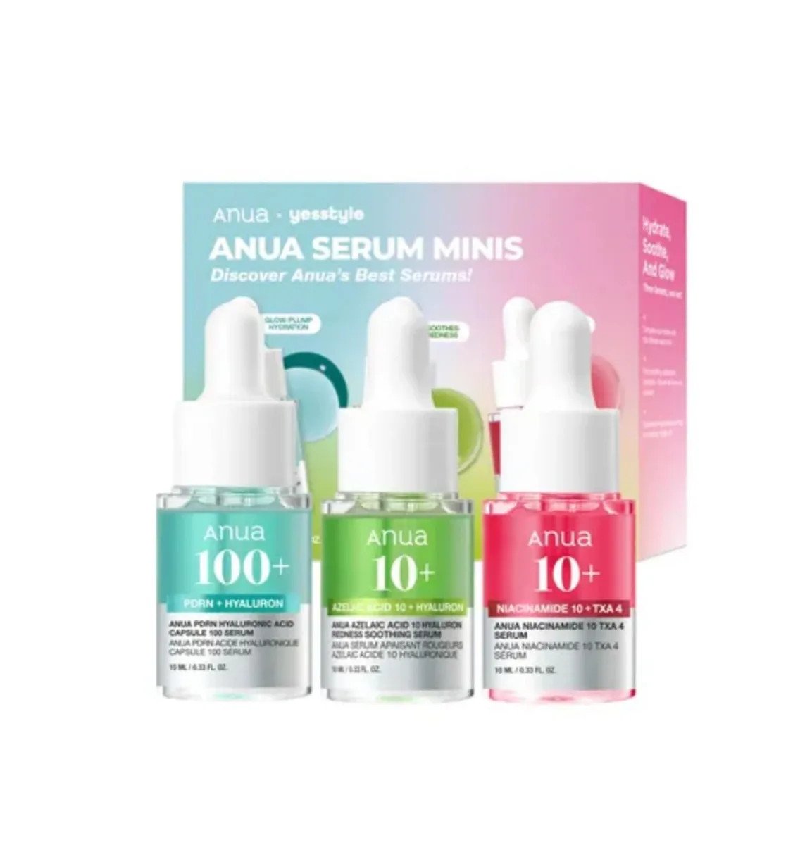Anua Serum Mini Trio Discovery Set
