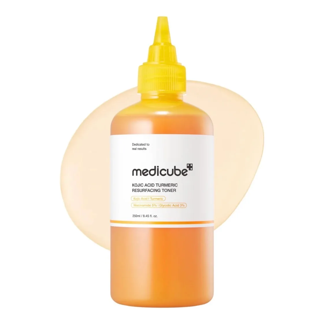 Medicube Kojic Acid Turmeric Resurfacing Toner - 250ml