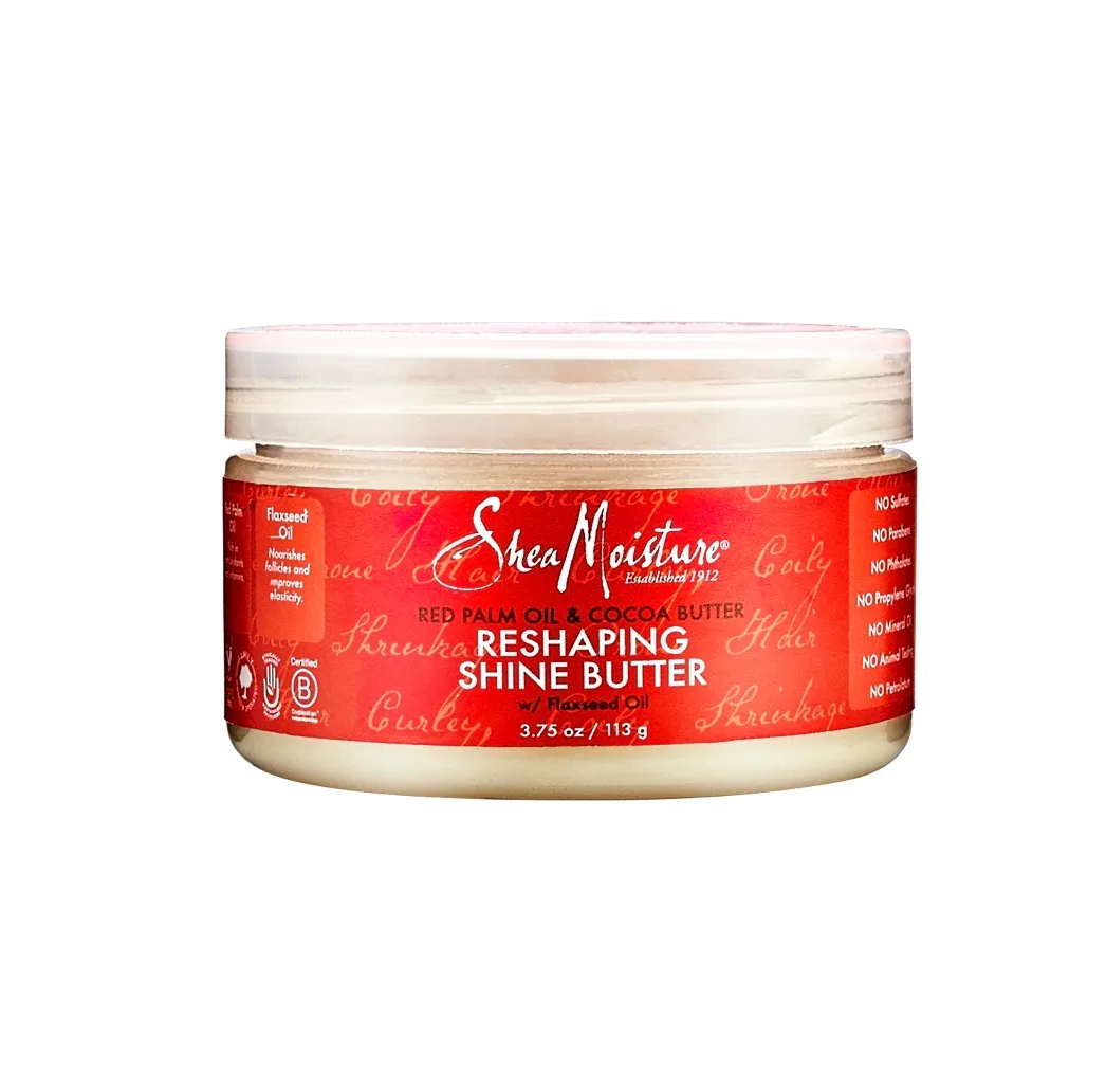 Shea Moisture Red Palm Oil and Cocoa Butter Reshaping Shine Butter-4oz