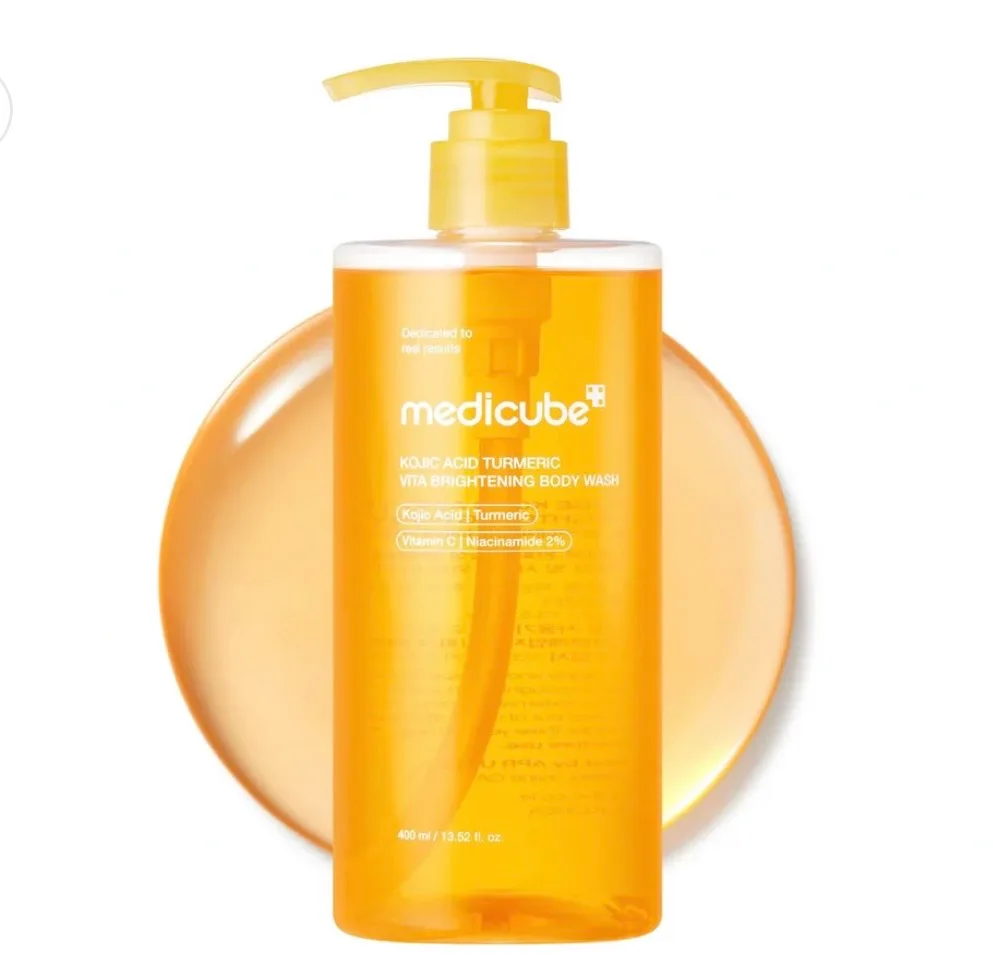 Medicube Kojic Acid Turmeric Brightening Body Wash - 400ml