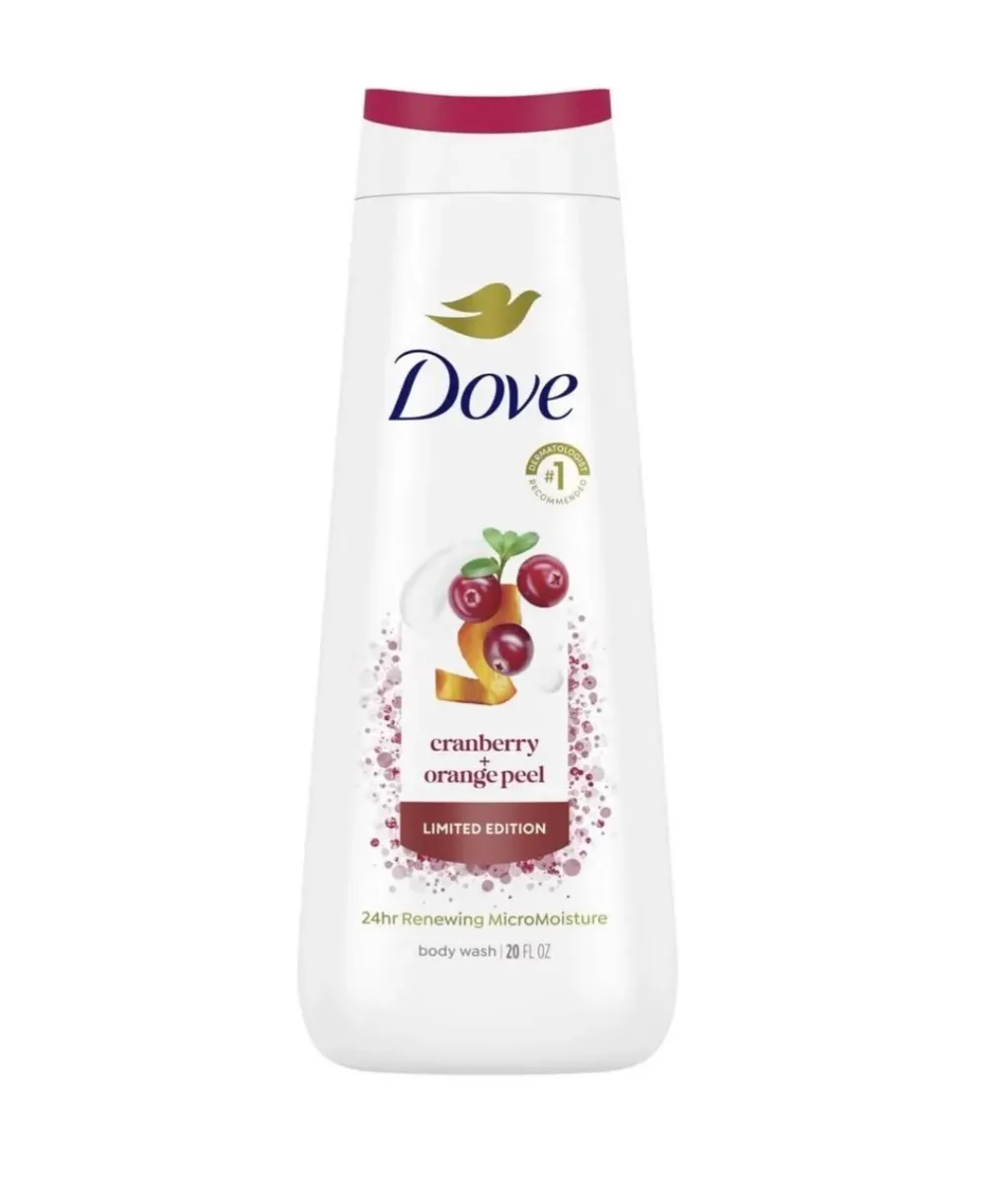 Dove Moisturizing Body Wash Cranberry & Orange Peel - 20 oz