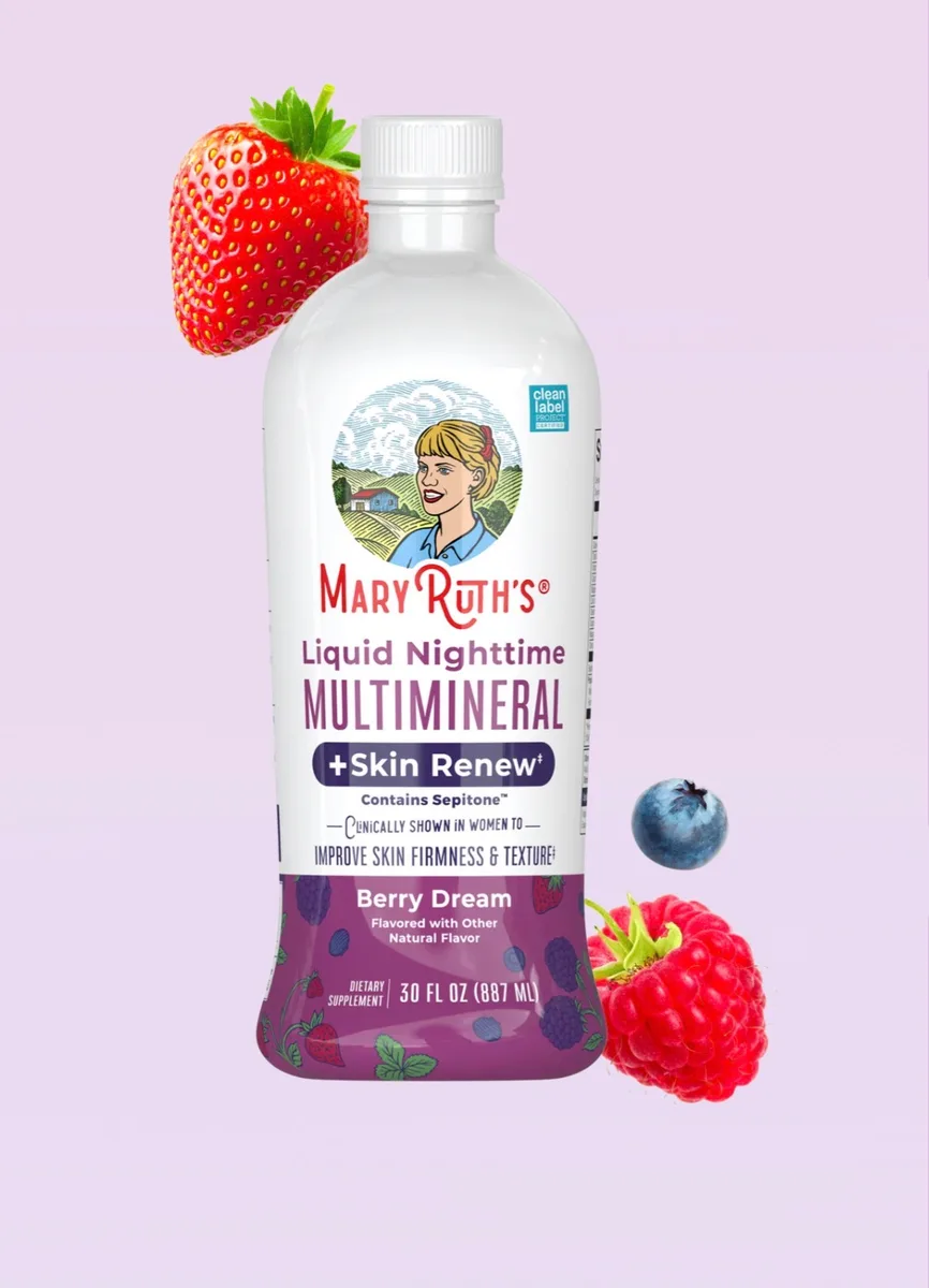 Mary Ruth’s Liquid Nighttime Multimineral + Skin Renew - 30oz /887ml