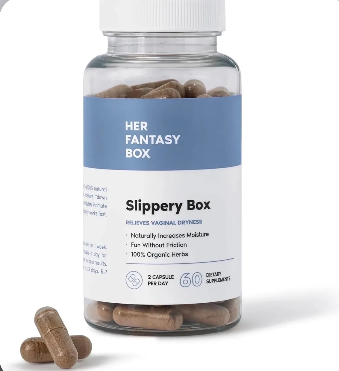 Her Fantasy Box - Slippery Elm Box - 60caps