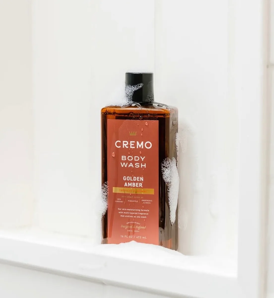 CREMO Body wash - Golden Amber - 16oz