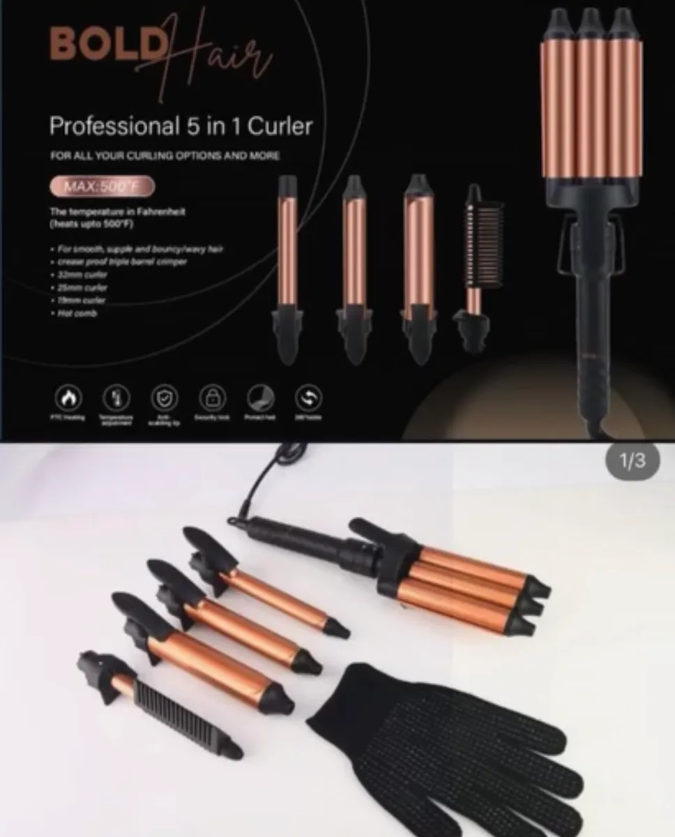 Bold Hair Professional 5 in 1 curler