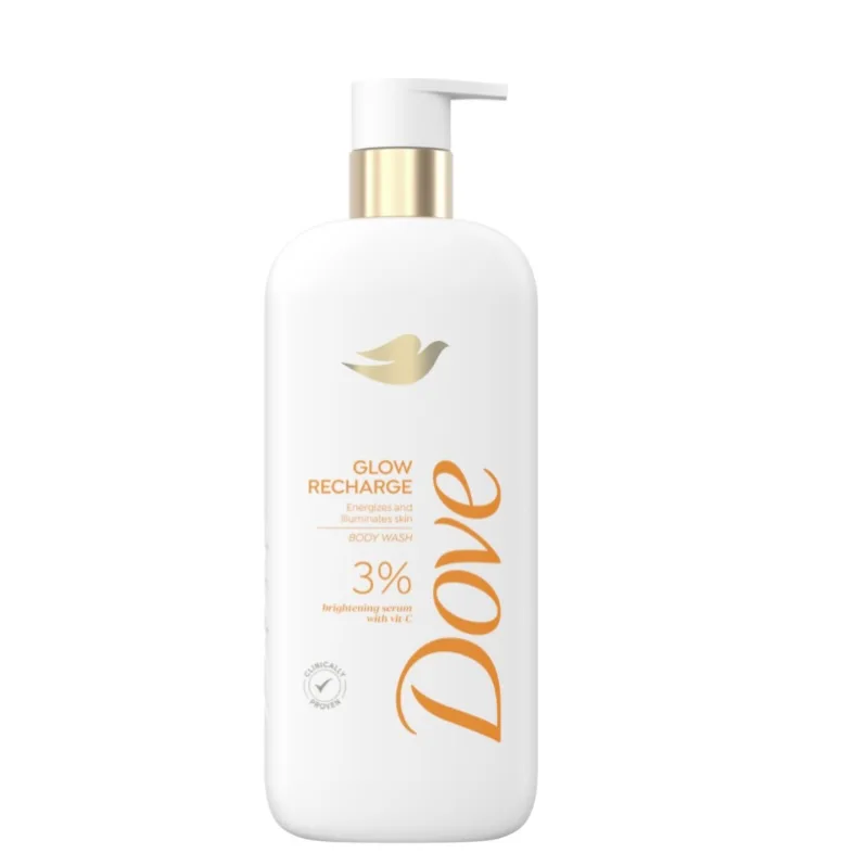 Dove Exfoliating Glow Serum Body wash- Glow Recharge -18.5 fl oz