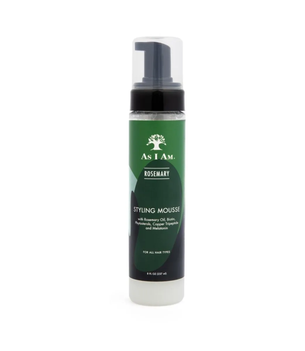 As I Am Rosemary Styling Mousse -8oz/237ml
