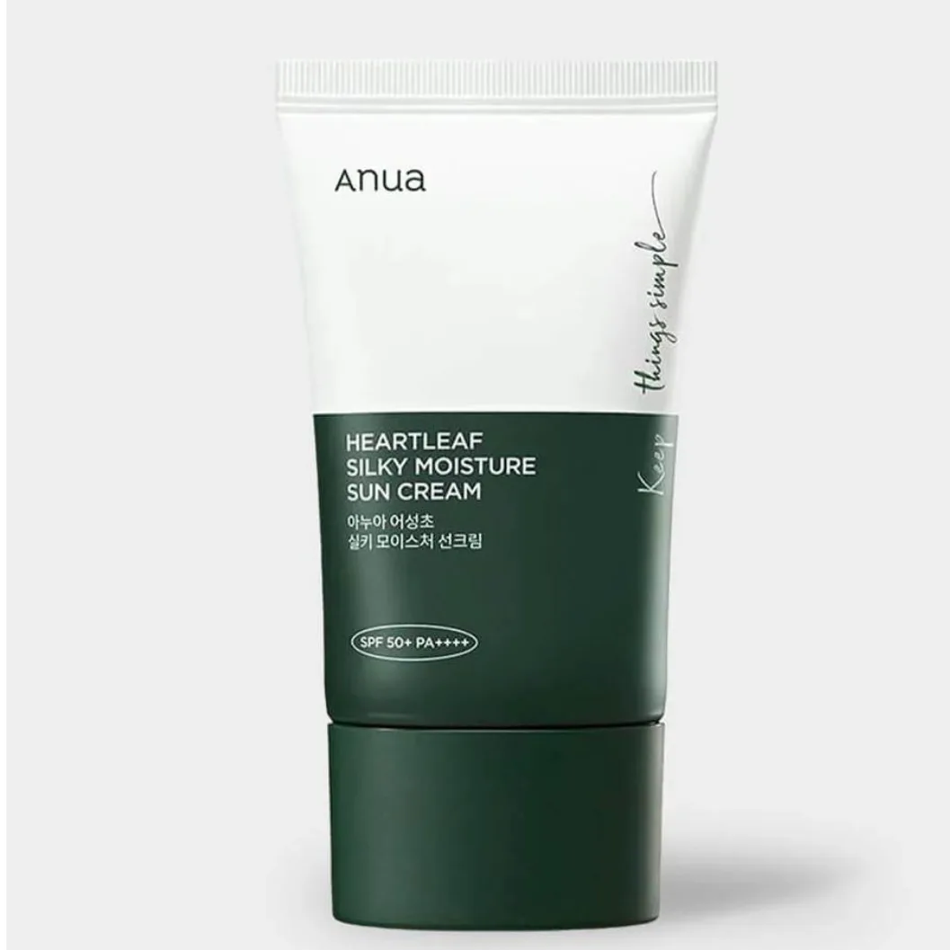 Anua Heartleaf Silky Moisture Sunscreen 50ml