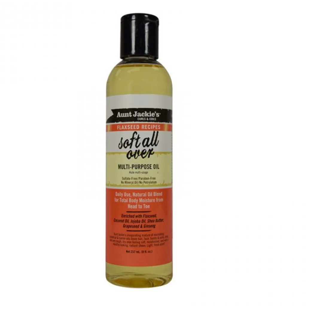 Aunt Jackie's Flaxseed Soft All over Multi-purpose oil 8oz