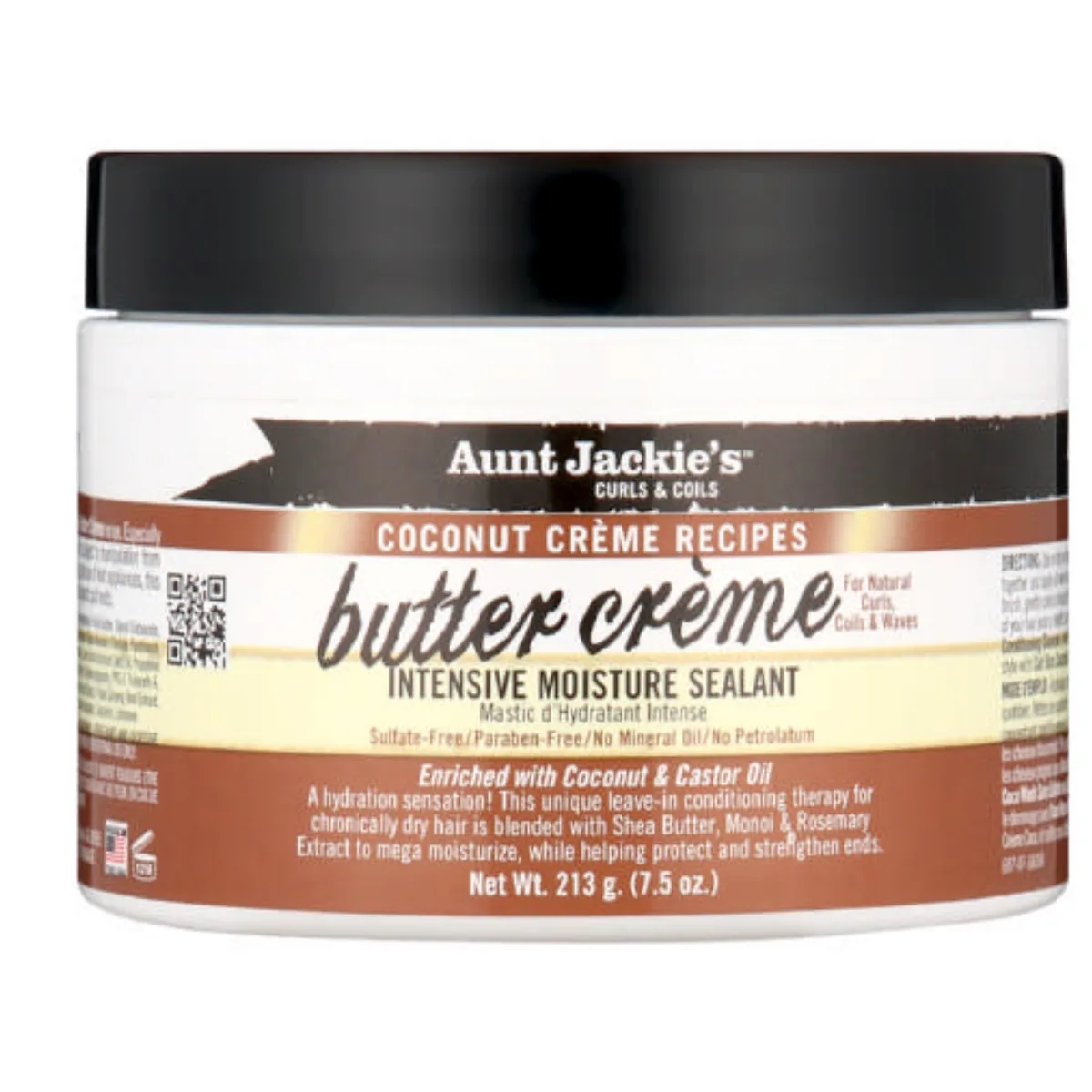 Aunt Jackie's Coconut creme Butter creme intensive moisture sealant-7.5oz