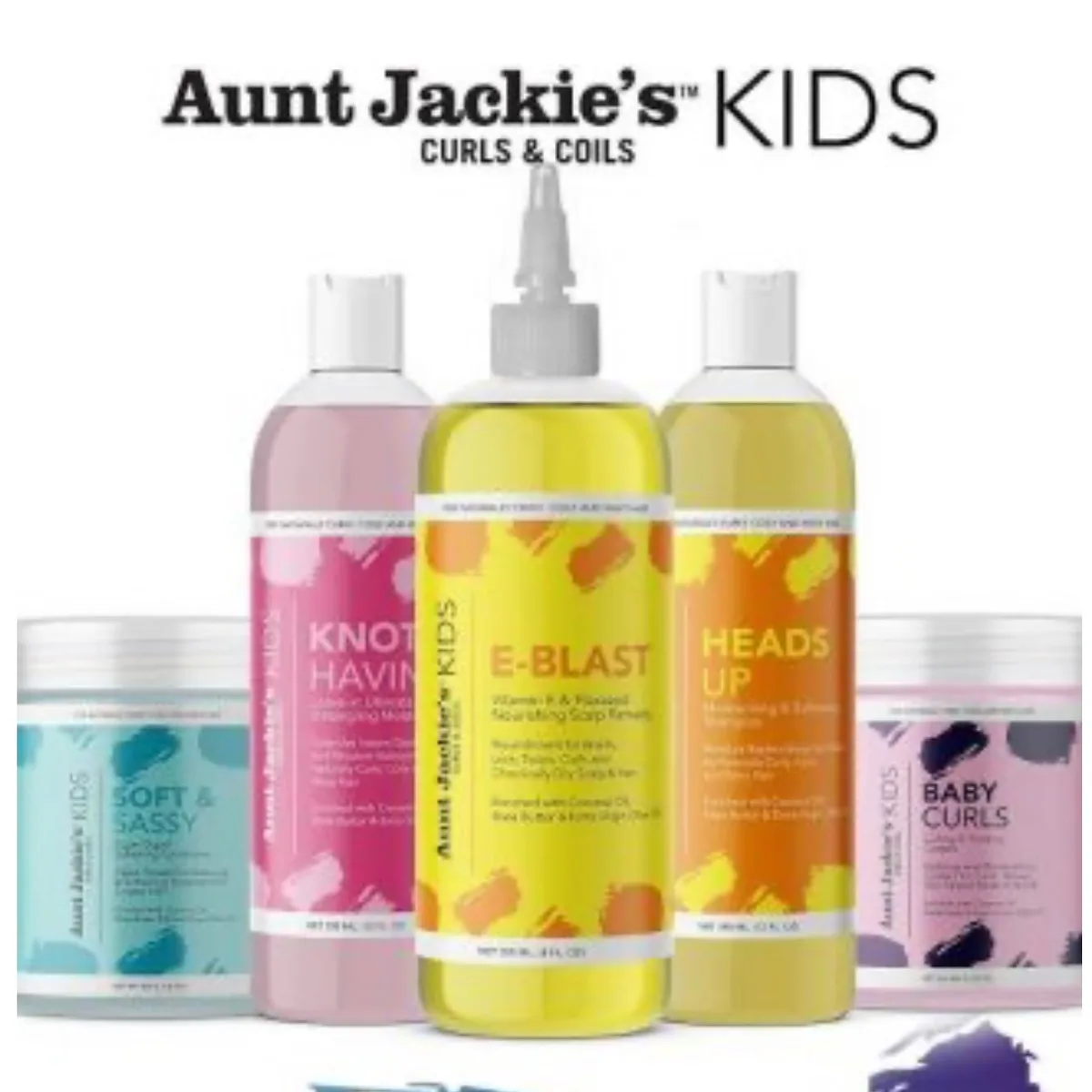 Aunt Jackie's KIDS Curls and Coils Moisture Hair Bundle