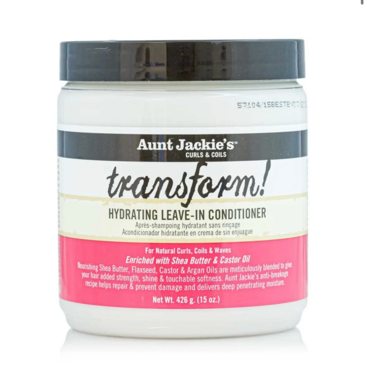 Aunt Jackie's Transform Hydrating Leave In conditioner -15oz