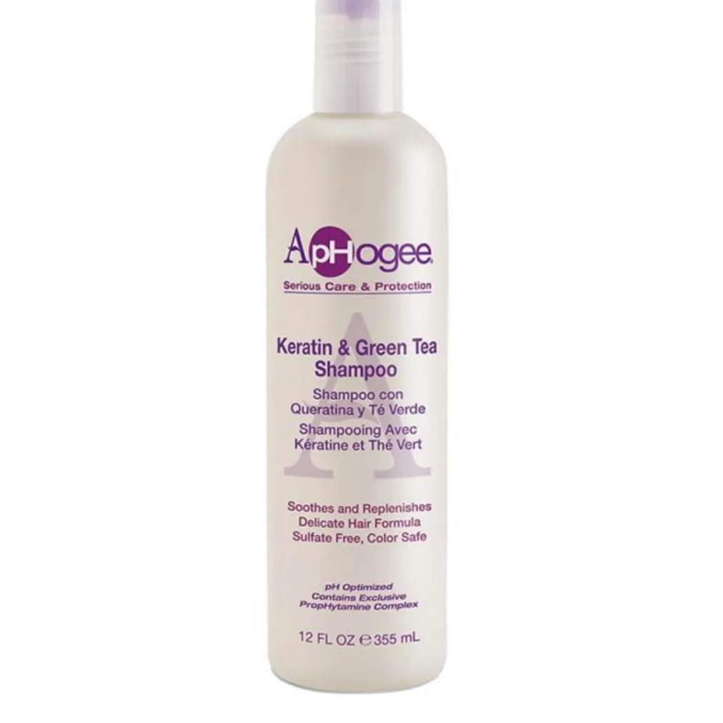 ApHogee Keratin & Green Tea Shampoo-12oz